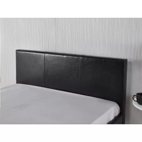 BeComfort fekete kétszemélyes ágykeret ágyráccsal 180 x 200 cm Ak-02-B