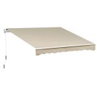 Falra szerelhető kihajtható árnyékoló, AR01 bézs 295x200 cm