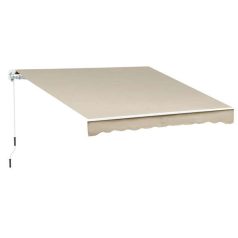   Falra szerelhető kihajtható árnyékoló, AR01 bézs 295x200 cm