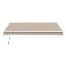 Falra szerelhető kihajtható árnyékoló, AR01 bézs 295x200 cm