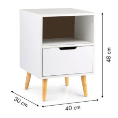 Éjjeliszekrény fiókkal 40x30x48cm BC-04