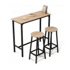 Bárszett 3 részes 1 asztal 2 db bárszékkel barna BD01-BROWN-2