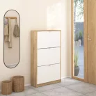 Cipősszekrény 70x124x24 cm barna BT-11