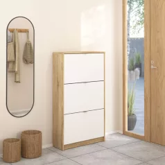 Cipősszekrény 70x124x24 cm barna BT-11