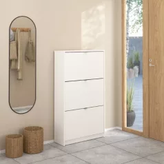 Cipősszekrény 70x124x24 cm fehér BT-12