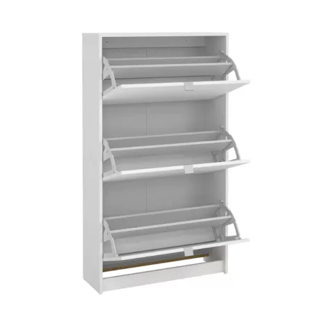 Cipősszekrény 70x124x24 cm fehér BT-12