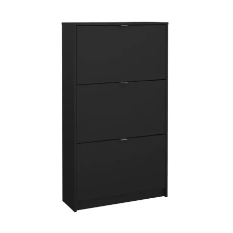 Cipősszekrény 70x124x24 cm fekete BT-13
