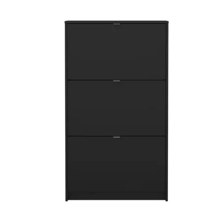 Cipősszekrény 70x124x24 cm fekete BT-13