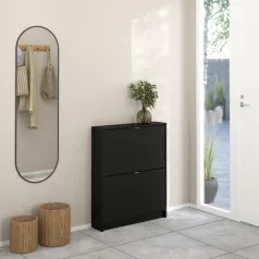 Cipősszekrény 70x85x24 cm fekete BT-15