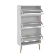 Cipősszekrény 70x139x24 cm fehér BT-16