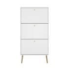 Cipősszekrény 70x139x24 cm fehér BT-16