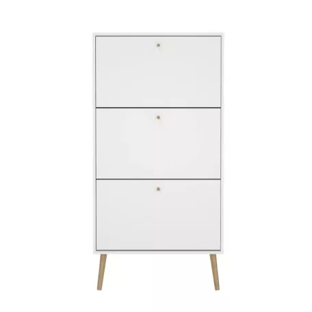 Cipősszekrény 70x139x24 cm fehér BT-16