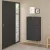Cipősszekrény 70x139x24 cm fekete BT-17