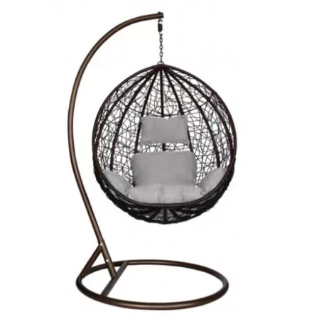 Függőfotel 115x105x195cm barna Babilon-S-Brown