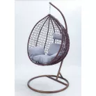 Függőfotel 115x105x195cm barna Babilon-S-Brown