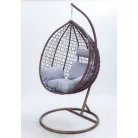 Függőfotel 115x105x195cm barna Babilon-S-Brown
