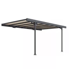 Féltetős alumínium kocsibeálló 298x496 cm CP-2L