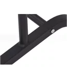 Ruhaállvány cipőtartóval kerekekkel fém 155 x 34 x 125 cm CR002-125