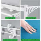 Cipőtartó kényelmes üléssel és akasztóval CR004-60 170 x 33 x 60 cm