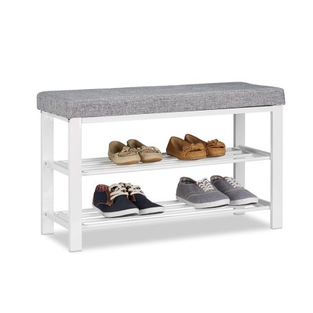 Cipősszekrény 80 x 33 x 50 cm fehér CS06-80