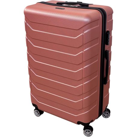SZÉPSÉGHIBÁS BeComfort L03-R-75, ABS, guruló, rosegold bőrönd 75 cm