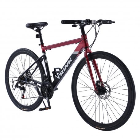 ALKATRÉSZ HIÁNYOS Trink Velocity B700-Red országúti tárcsafékes alumínium kerékpár Shimano piros
