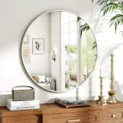 Kör alakú tükör 60cm fehér FUR-1712-2