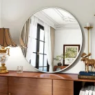 Kör alakú tükör 60cm fehér FUR-1712-2