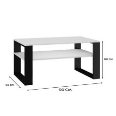 Dohányzóasztal 90x58x50cm FUR-1724-2