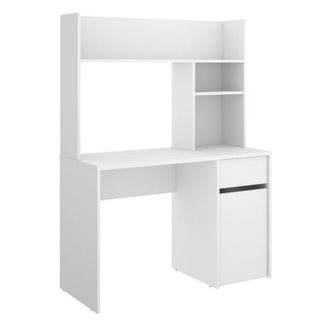 Polcos íróasztal fiókokkal tárolóval 110x50x74,5cm fehér FUR1230-1