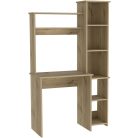 Polcos íróasztal 98,5x45,3x162,5cm barna FUR1232-1