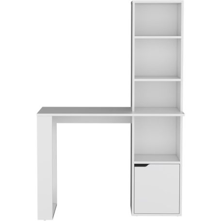 Polcos íróasztal tárolóval 98,5x45x148cm fehér FUR1234-1
