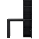 Polcos íróasztal tárolóval 98,5x45x148cm fekete FUR1234-2