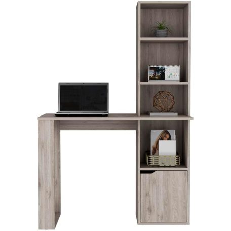 Polcos íróasztal tárolóval 98,5x45x148cm barna FUR1234-3