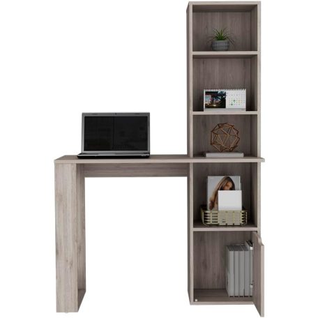 Polcos íróasztal tárolóval 98,5x45x148cm barna FUR1234-3