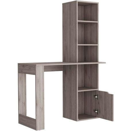 Polcos íróasztal tárolóval 98,5x45x148cm barna FUR1234-3