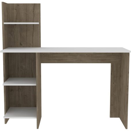 Polcos íróasztal 120x73,5x150cm barna FUR1240-1