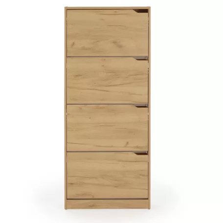 Cipősszekrény 63x24x150cm barna FUR1347-1
