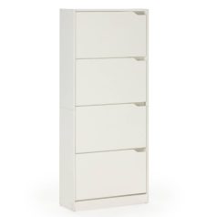 Cipősszekrény 63x24x150cm fehér FUR1347-2