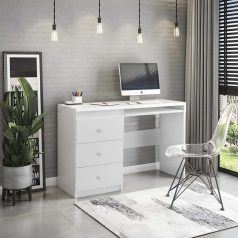 Fiókos íróasztal 97x50x76cm fehér FUR1352-1