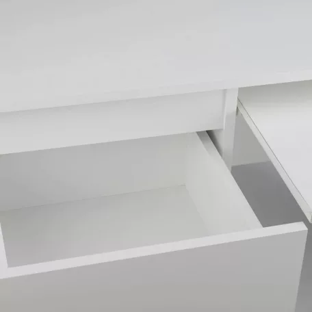 Fiókos íróasztal 97x50x76cm fehér FUR1352-1
