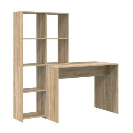 Polcos íróasztal 130x50x140cm barna FUR1353-1