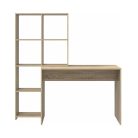 Polcos íróasztal 130x50x140cm barna FUR1353-1