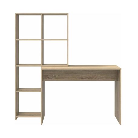 Polcos íróasztal 130x50x140cm barna FUR1353-1