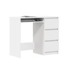 Fiókos íróasztal 90x45x76cm fehér FUR1354-1