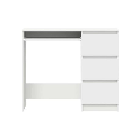 Fiókos íróasztal 90x45x76cm fehér FUR1354-1