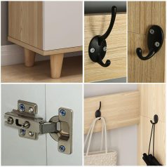 Előszobabútor akasztóval FUR1659 176 x 32 x 60 cm