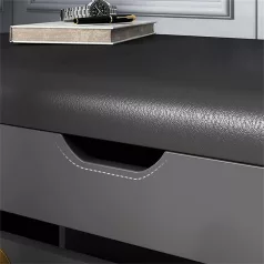 Cipősszekrény 100 x 30 x 51cm szürke BC FUR1665-3
