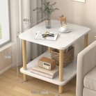 Dohányzóasztal 40x40x53 cm fehér FUR1874-2