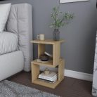 Dohányzóasztal 29x29x49 cm barna FUR1876-1